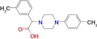 (3-methylphenyl)[4-(4-methylphenyl)piperazin-1-yl]acetic acid