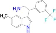 2-(5-methyl-1H-indol-3-yl)-2-[3-(trifluoromethyl)phenyl]ethanamine
