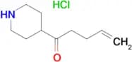 1-piperidin-4-ylpent-4-en-1-one hydrochloride