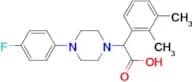 2-(2,3-Dimethylphenyl)-2-[4-(4-fluorophenyl)piperazin-1-yl]acetic acid