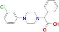 2-[4-(3-Chlorophenyl)piperazin-1-yl]-2-phenylacetic acid