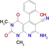 7-amino-5-(2-hydroxyphenyl)-1,3-dimethyl-2,4-dioxo-1,2,3,4-tetrahydropyrido[2,3-d]pyrimidine-6-car…
