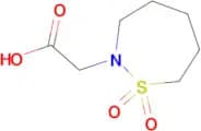 (1,1-dioxido-1,2-thiazepan-2-yl)acetic acid