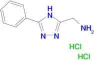 (5-Phenyl-1H-1,2,4-triazol-3-yl)methylamine dihydrochloride