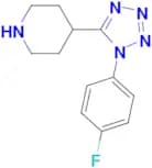 4-[1-(4-fluorophenyl)-1H-tetrazol-5-yl]piperidine