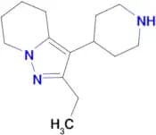 2-ethyl-3-piperidin-4-yl-4,5,6,7-tetrahydropyrazolo[1,5-a]pyridine