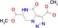 dimethyl 4-oxo-4,5,6,7-tetrahydro[1,2,3]triazolo[1,5-a]pyrazine-3,6-dicarboxylate