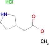 METHYL (S)-PYRROLIDIN-3-YL-ACETATE HCL