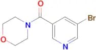 (5-BROMOPYRIDIN-3-YL)-MORPHOLIN-4-YL-METHANONE