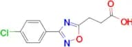 3-[3-(4-CHLORO-PHENYL)-[1,2,4]OXADIAZOL-5-YL]-PROPIONIC ACID