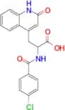 2-(4-CHLOROBENZOYLAMINO)-3-(1,2-DIHYDRO-2-OXO-4-QUINOLYL)PROPIONIC ACID