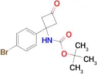 1-BOC-AMINO-1-(4-BROMOPHENYL)-3-OXOCYCLOBUTANE