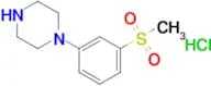 1-(3-(METHYLSULFONYL)PHENYL)PIPERAZINE HCL
