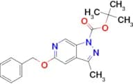 1-BOC-5-(BENZYLOXY)-3-METHYL-1H-PYRAZOLO[3,4-C]PYRIDINE