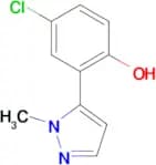 4-CHLORO-2-(1-METHYL-1H-PYRAZOL-5-YL)PHENOL
