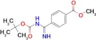 METHYL 4-(N-BOC-CARBAMIMIDOYL)BENZOATE