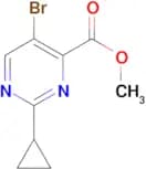 METHYL 5-BROMO-2-CYCLOPROPYLPYRIMIDINE-4-CARBOXYLATE