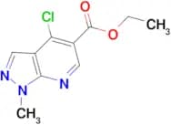 ETHYL 4-CHLORO-1-METHYL-1H-PYRAZOLO[3,4-B]PYRIDINE-5-CARBOXYLATE