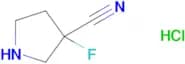 3-CYANO-3-FLUOROPYRROLIDINE HCL