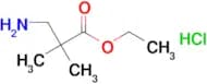 Ethyl 3-amino-2,2-dimethylpropanoate hydrochloride