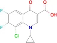 8-CHLORO-1-CYCLOPROPYL-6,7-DIFLUORO-4-OXO-1,4-DIHYDROQUINOLINE-3-CARBOXYLIC ACID
