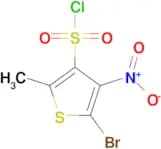 5-BROMO-2-METHYL-4-NITROTHIOPHENE-3-SULFONYL CHLORIDE