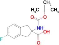 2-(BOC-AMINO)-5-FLUORO-2,3-DIHYDRO-1H-INDENE-2-CARBOXYLIC ACID