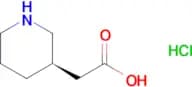 (R)-2-(PIPERIDIN-3-YL)ACETIC ACID HCL