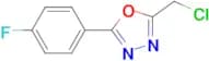 2-CHLOROMETHYL-5-(4-FLUOROPHENYL)-[1,3,4]OXADIAZOLE