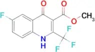 METHYL 6-FLUORO-4-HYDROXY-2-(TRIFLUOROMETHYL)QUINOLINE-3-CARBOXYLATE
