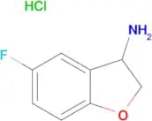 5-FLUORO-2,3-DIHYDROBENZOFURAN-3-AMINE HCL