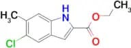 ETHYL 5-CHLORO-6-METHYL-1H-INDOLE-2-CARBOXYLATE