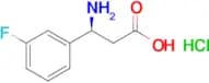 (S)-3-AMINO-3-(3-FLUOROPHENYL)PROPANOIC ACID HCL