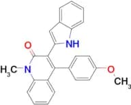 3-(1H-2-INDOLYL)-4-(4-METHOXYPHENYL)-1-METHYL-1H-2-QUINOLINONE