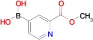 2-METHOXYCARBONYLPYRIDINE-4-BORONIC ACID