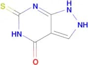 6-MERCAPTO-4-HYDROXY-1H-PYRAZOLO[3,4-D]PYRIMIDINE