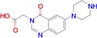 6-PIPERAZIN-1-YL-4(3H)-QUINAZOLINONE-3-ACETIC ACID