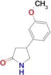 4-(3-METHOXYPHENYL)PYRROLIDIN-2-ONE