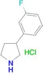 3-(3-FLUOROPHENYL)PYRROLIDINE HCL