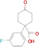 1-(3-FLUOROPHENYL)-4-OXOCYCLOHEXANECARBOXYLIC ACID
