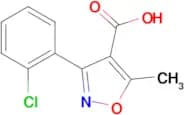 3-(2-Chlorophenyl)-5-methylisoxazole-4-carboxylic acid