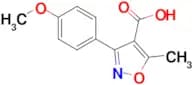 3-(4-METHOXYPHENYL)-5-METHYLISOXAZOLE-4-CARBOXYLIC ACID