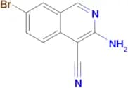 3-AMINO-7-BROMOISOQUINOLINE-4-CARBONITRILE