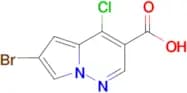 6-BROMO-4-CHLOROPYRROLO[1,2-B]PYRIDAZINE-3-CARBOXYLIC ACID