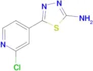 5-(2-CHLOROPYRIDIN-4-YL)-1,3,4-THIADIAZOL-2-AMINE