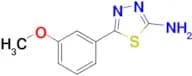 5-(3-METHOXYPHENYL)-1,3,4-THIADIAZOL-2-AMINE