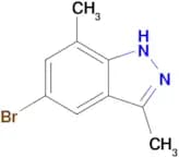 5-BROMO-3,7-DIMETHYL-1H-INDAZOLE