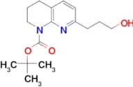 tert-Butyl 7-(3-hydroxypropyl)-3,4-dihydro-1,8-naphthyridine-1(2H)-carboxylate