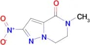 5-METHYL-2-NITRO-6,7-DIHYDROPYRAZOLO[1,5-A]PYRAZIN-4(5H)-ONE
