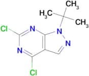 1-(TERT-BUTYL)-4,6-DICHLORO-1H-PYRAZOLO[3,4-D]PYRIMIDINE
